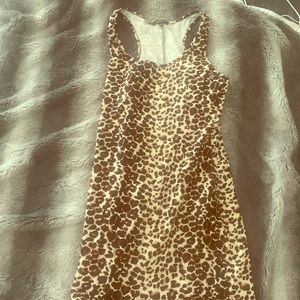 Bodycon leopard dress